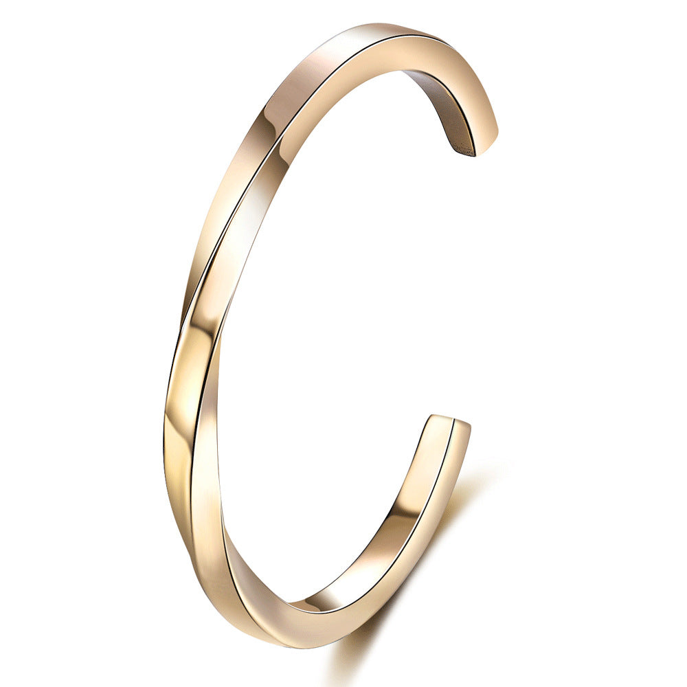 Damen Armreif mit modernem, geschwungenem Design Shop Nory