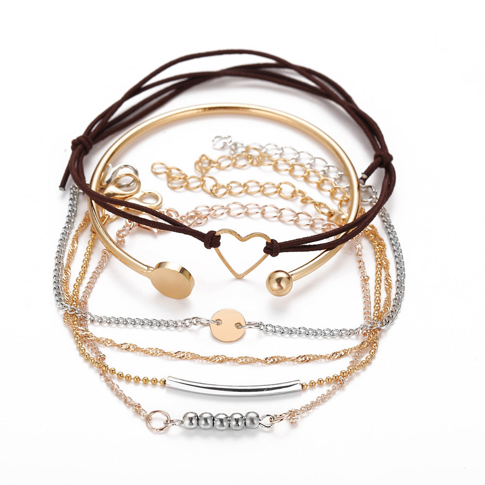 Damen Armband-Set mit filigranen Designs und liebevollen Anhängern Shop Nory