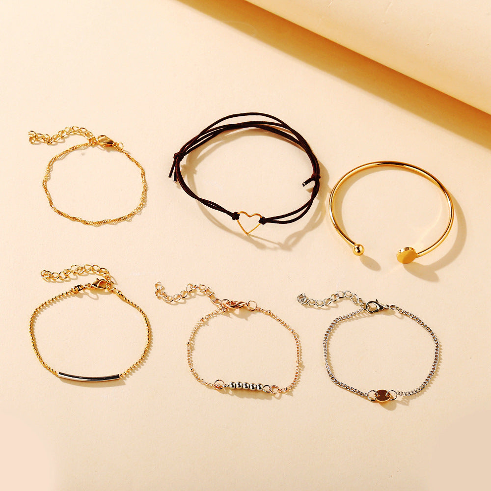 Damen Armband-Set mit filigranen Designs und liebevollen Anhängern Shop Nory