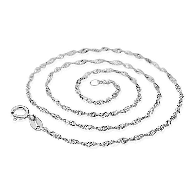 Damen Halskette mit feiner Gliederstruktur und verstellbarem Verschluss Shop Nory