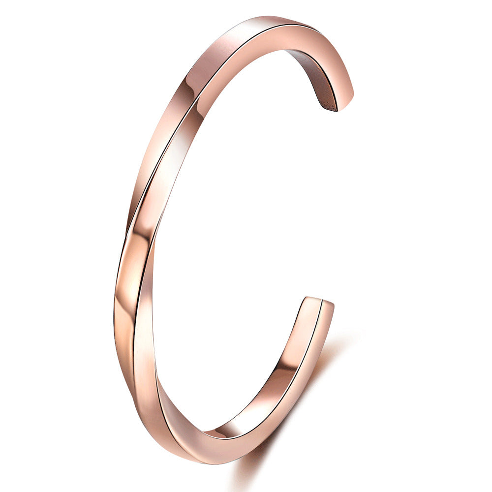 Damen Armreif mit modernem, geschwungenem Design Shop Nory