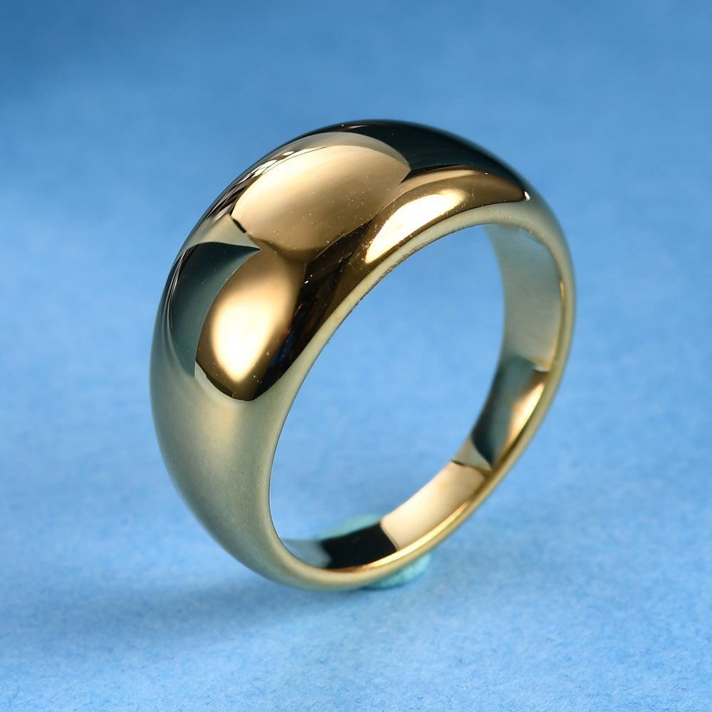 Damen Hochwertiger und Eleganter Ring aus poliertem Edelstahl Shop Nory