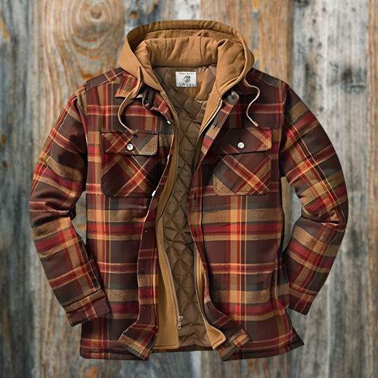 Gefütterte Holzfällerjacke
