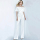 Shopnory | Eleganter V-Ausschnitt Jumpsuit