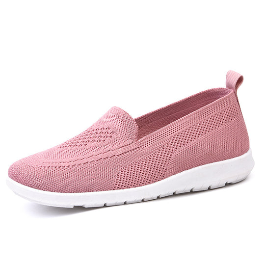 Damen nan ultraleichter gestrickter Slip-On-Loafer mit nahtlosem Sockenschaft, elastischem Einstieg und stoßdämpfender EVA-Laufsohle Shop Nory
