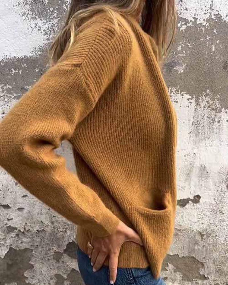 Einfachjacke mit Klassischem Reißverschlussdesign