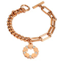 Damen Armband mit elegantem Herzanhänger und funkelnden Zirkonia Shop Nory