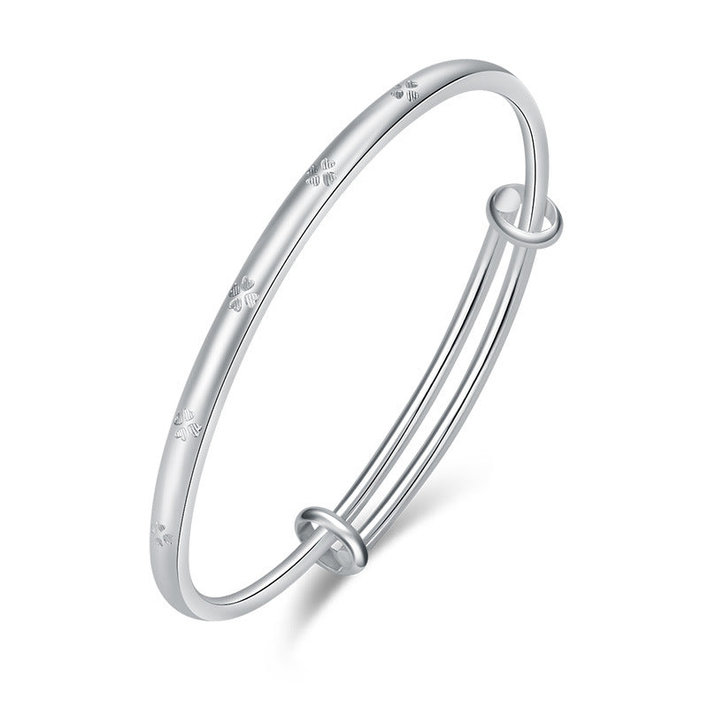 Damen Zarter Armreif mit minimalistischer Gravur Shop Nory
