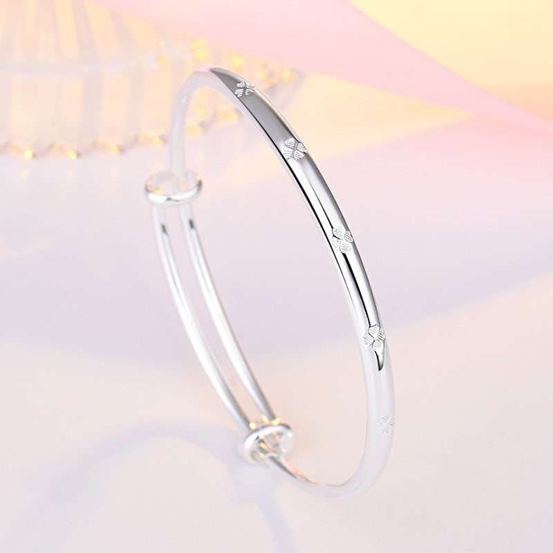 Damen Zarter Armreif mit minimalistischer Gravur Shop Nory