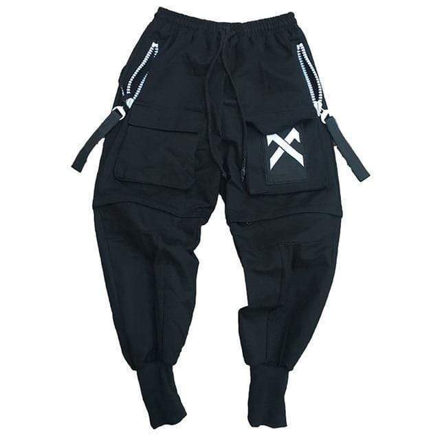 Herren Tech-Cargo-Jogger mit mehrfachen Taschen, abgesteppten Knien und elastischen Bündchen Shop Nory