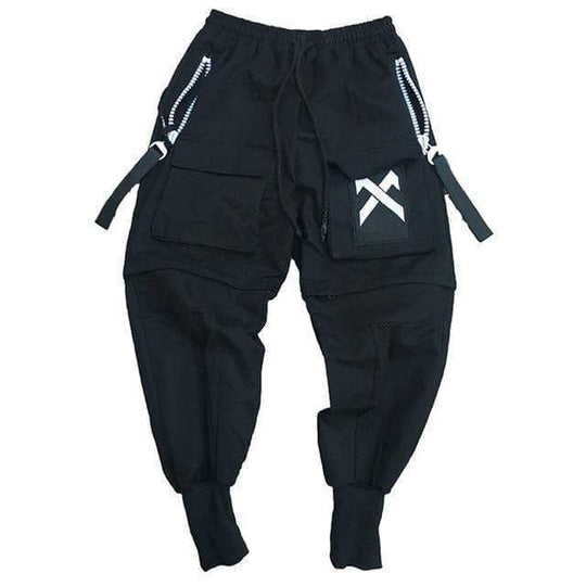 Herren Tech-Cargo-Jogger mit mehrfachen Taschen, abgesteppten Knien und elastischen Bündchen Shop Nory