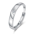 Damen Eleganter Ring mit geschwungenem Design und funkelndem Zirkonia-Besatz Shop Nory
