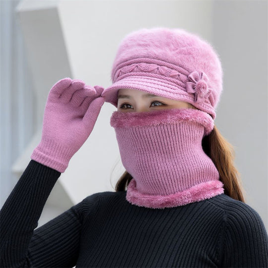 Damen-Strickmütze, warm und modisch