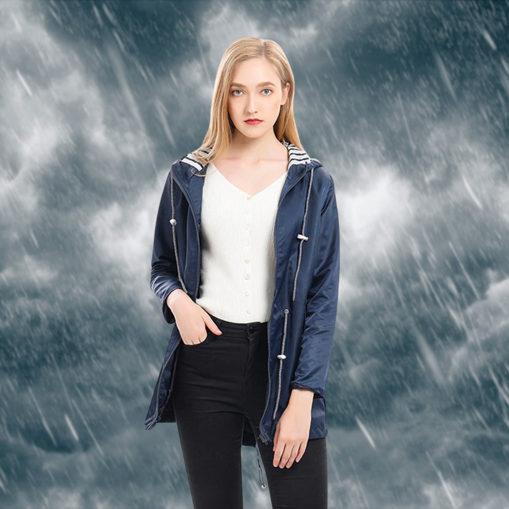 Wasserdichte Regenjacke für Damen