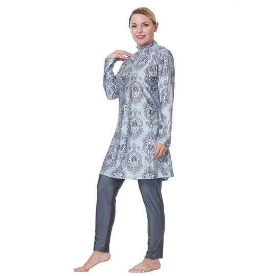 3Xl 8Xl Gedruckte Halal Arabische Frauen BadShopnoryekleidung Badeanzug Burkinis