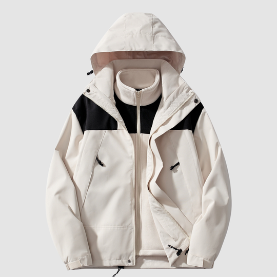 3-in-1 Fleece Winterjacke Komfort | R&B