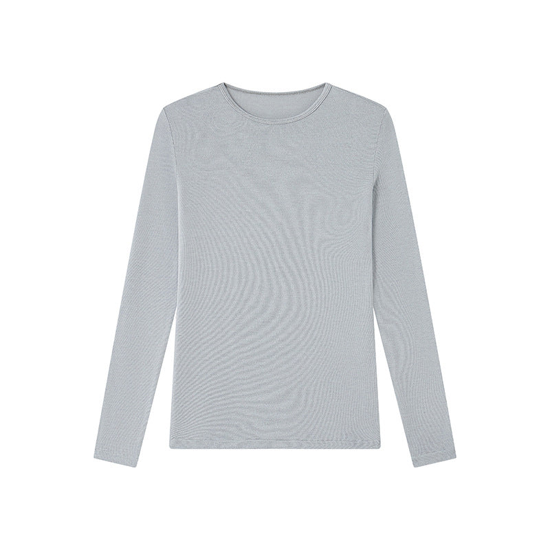 Damen Langarm-Unterziehshirt, Modal, Rundhalsausschnitt