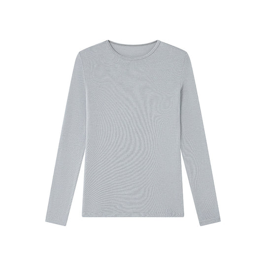 Damen Langarm-Unterziehshirt, Modal, Rundhalsausschnitt