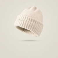Eisenschild Feinstrick-Mütze Beige
