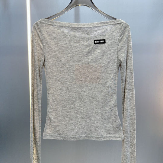 Damen-Strickpullover, schulterfrei