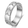 Herren Ring mit modernem Wellenmuster Shop Nory