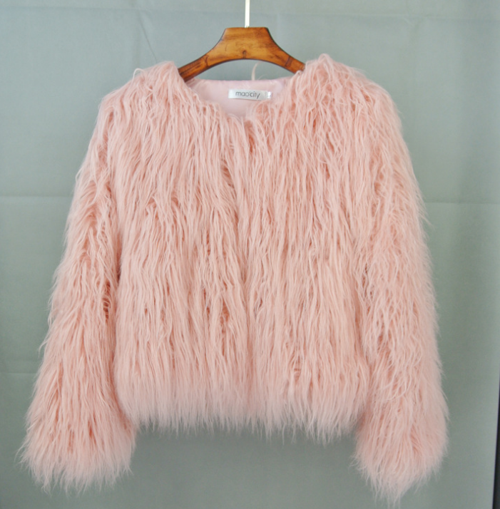 Fluffy Kurze Jacke