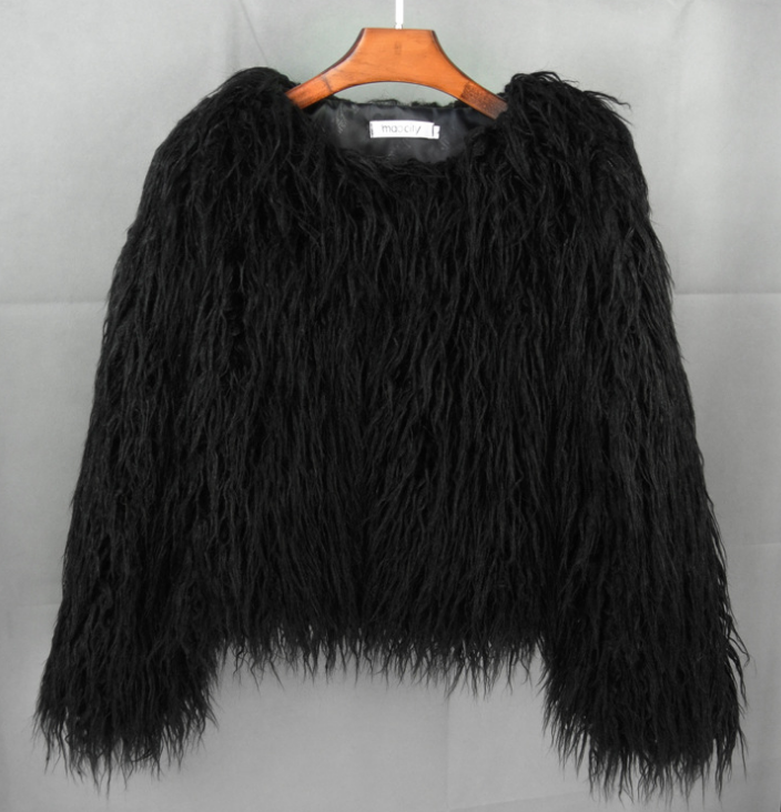 Fluffy Kurze Jacke