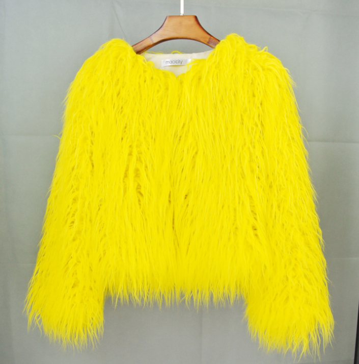 Fluffy Kurze Jacke