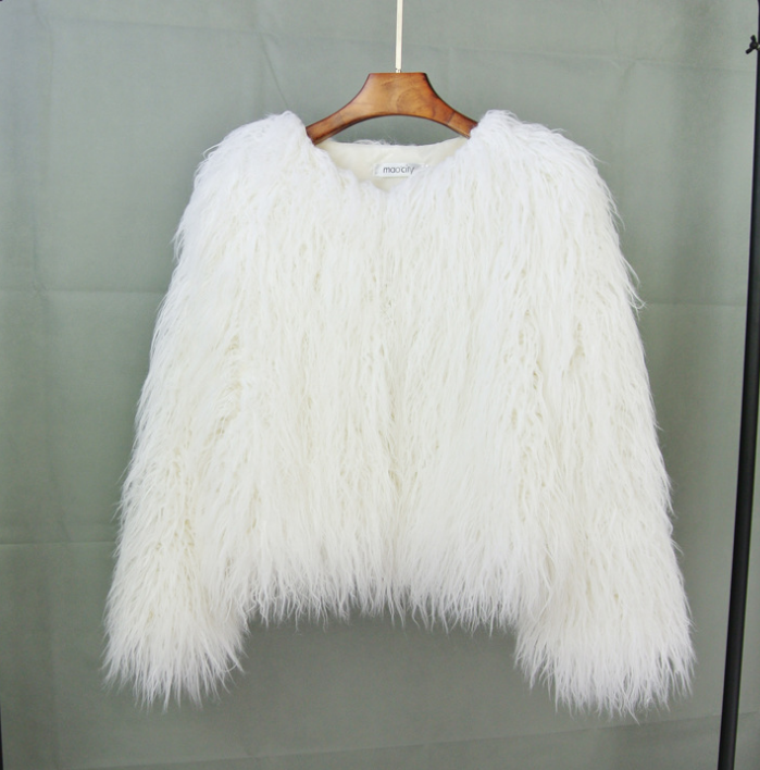 Fluffy Kurze Jacke