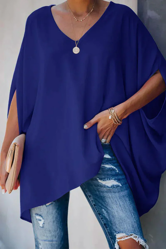 Elegante lockere Bluse für den Frühling