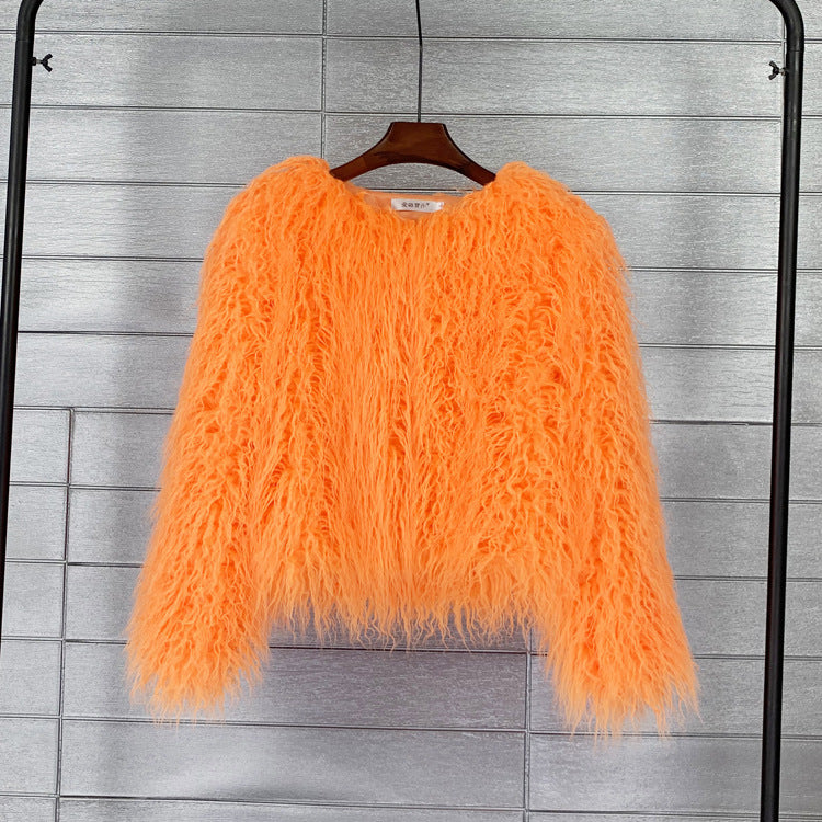 Fluffy Kurze Jacke