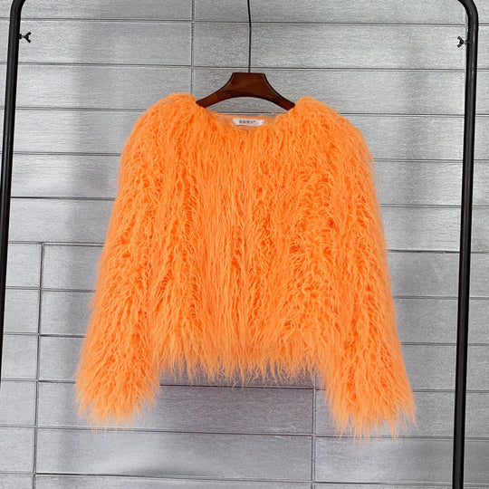 Fluffy Kurze Jacke