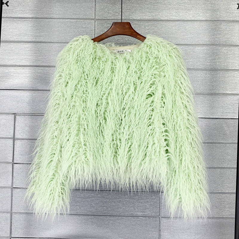 Fluffy Kurze Jacke