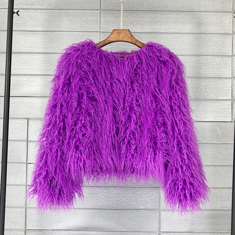 Fluffy Kurze Jacke