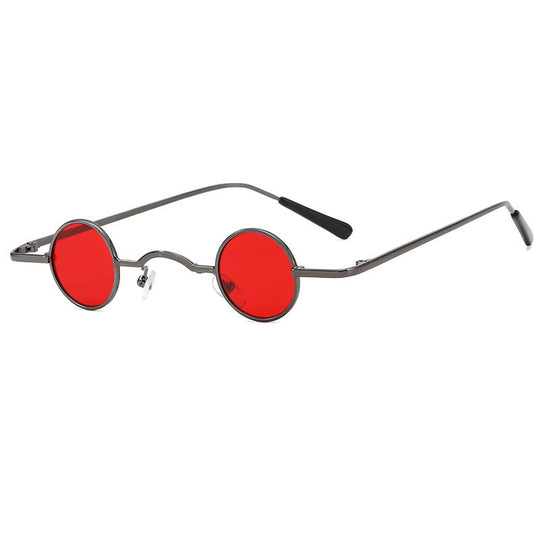 Retro Sonnenbrille mit Kleinem Runden Rahmen für Herren