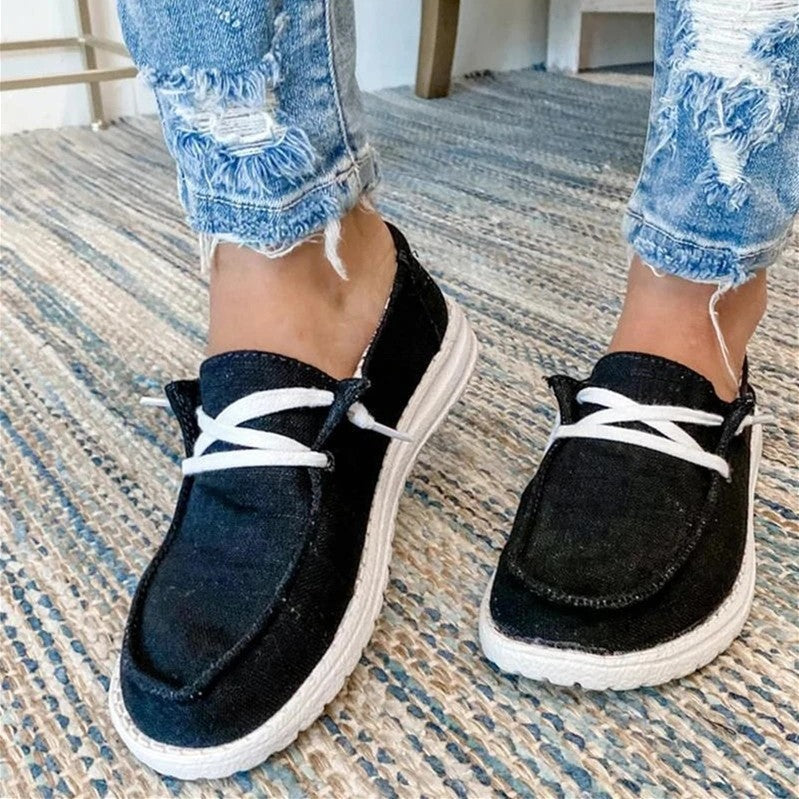 Damen Freizeitschuhe mit luftiger Textil-Oberfläche und rutschfester Sohle Shopnory