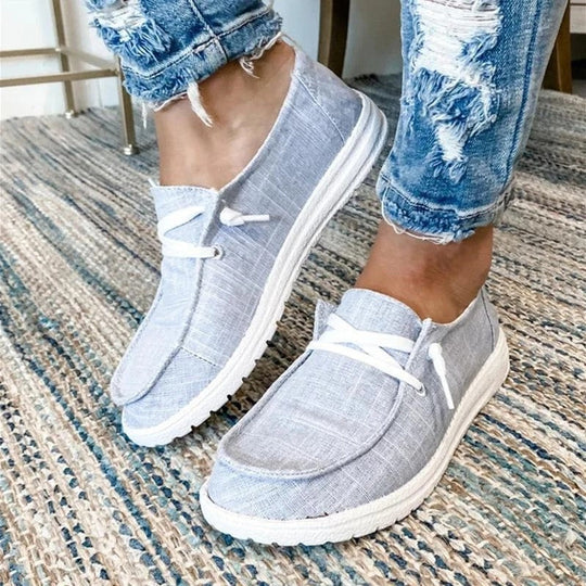 Damen Freizeitschuhe mit luftiger Textil-Oberfläche und rutschfester Sohle Shopnory