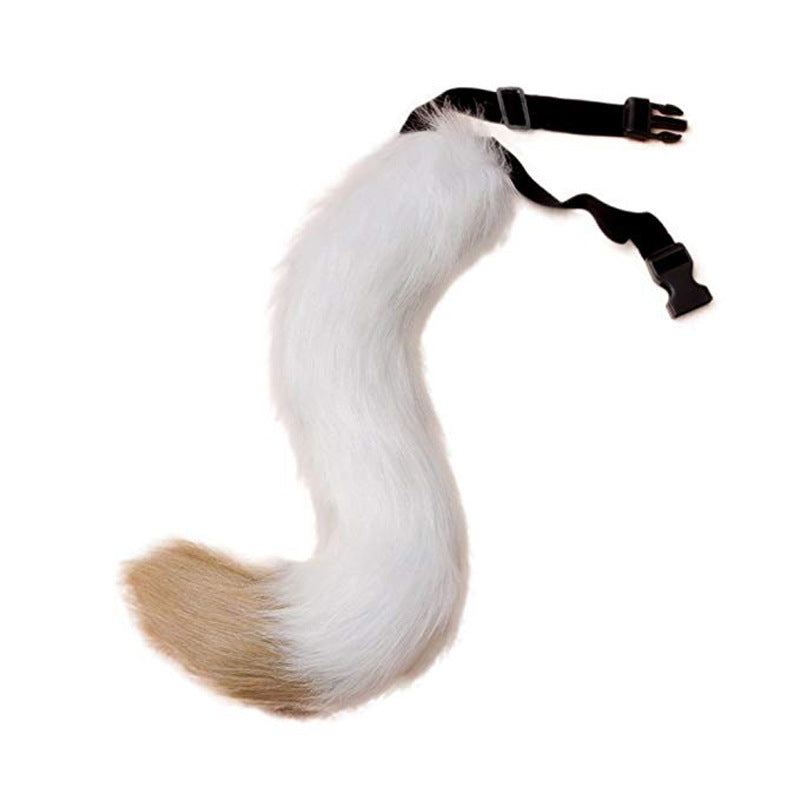 Damen Abnehmbarer flauschiger Faux‑Fur‑Schwanz mit verstellbarem Befestigungs‑Gürtel Shop Nory