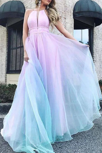Lässiges Patchwork Netz Halter Netz Kleid Kleider