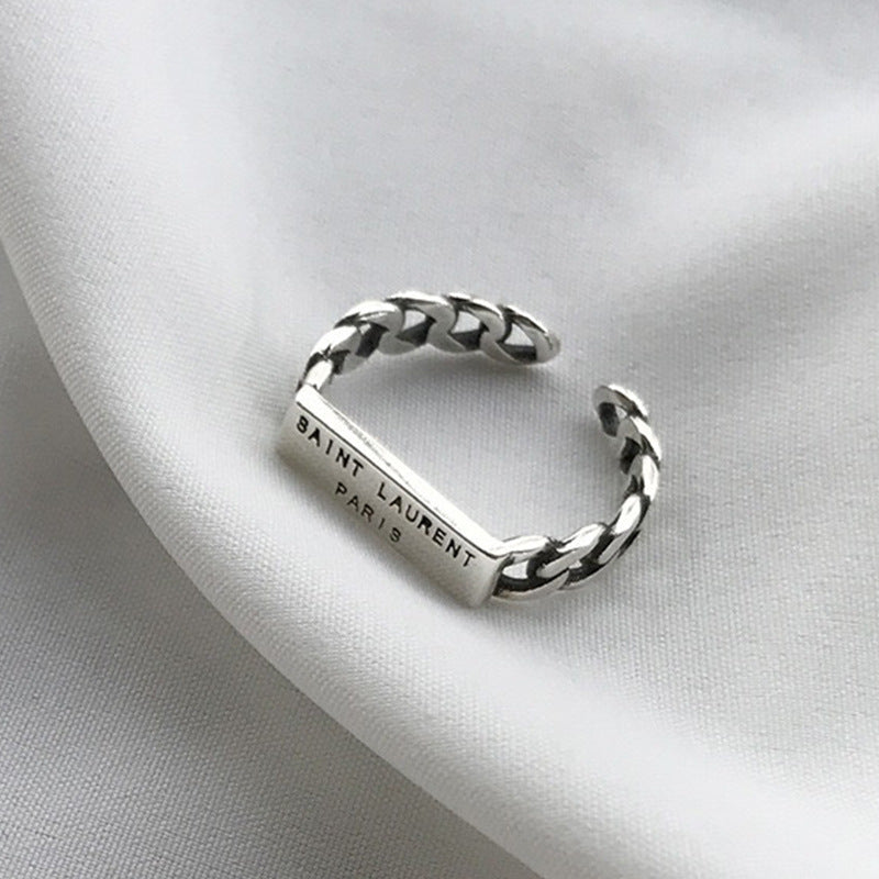 Damen Statement-Ring mit kreativem Kettendesign Shop Nory