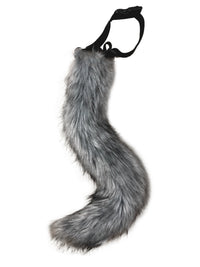 Grau (schwarze Spitzen)