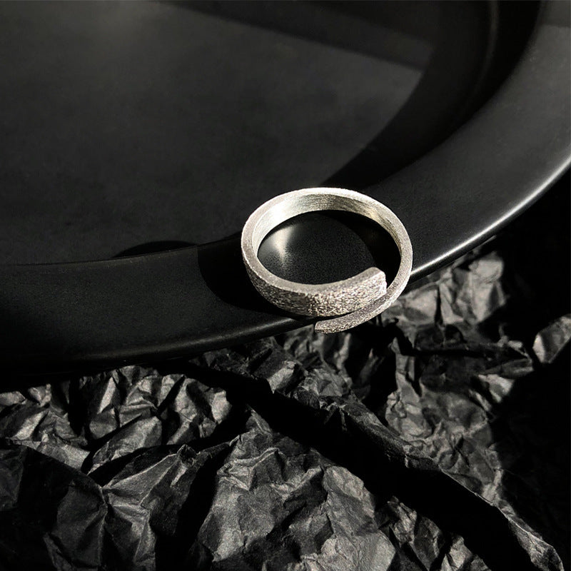Damen Offener Ring mit modernem, strukturiertem Design Shop Nory