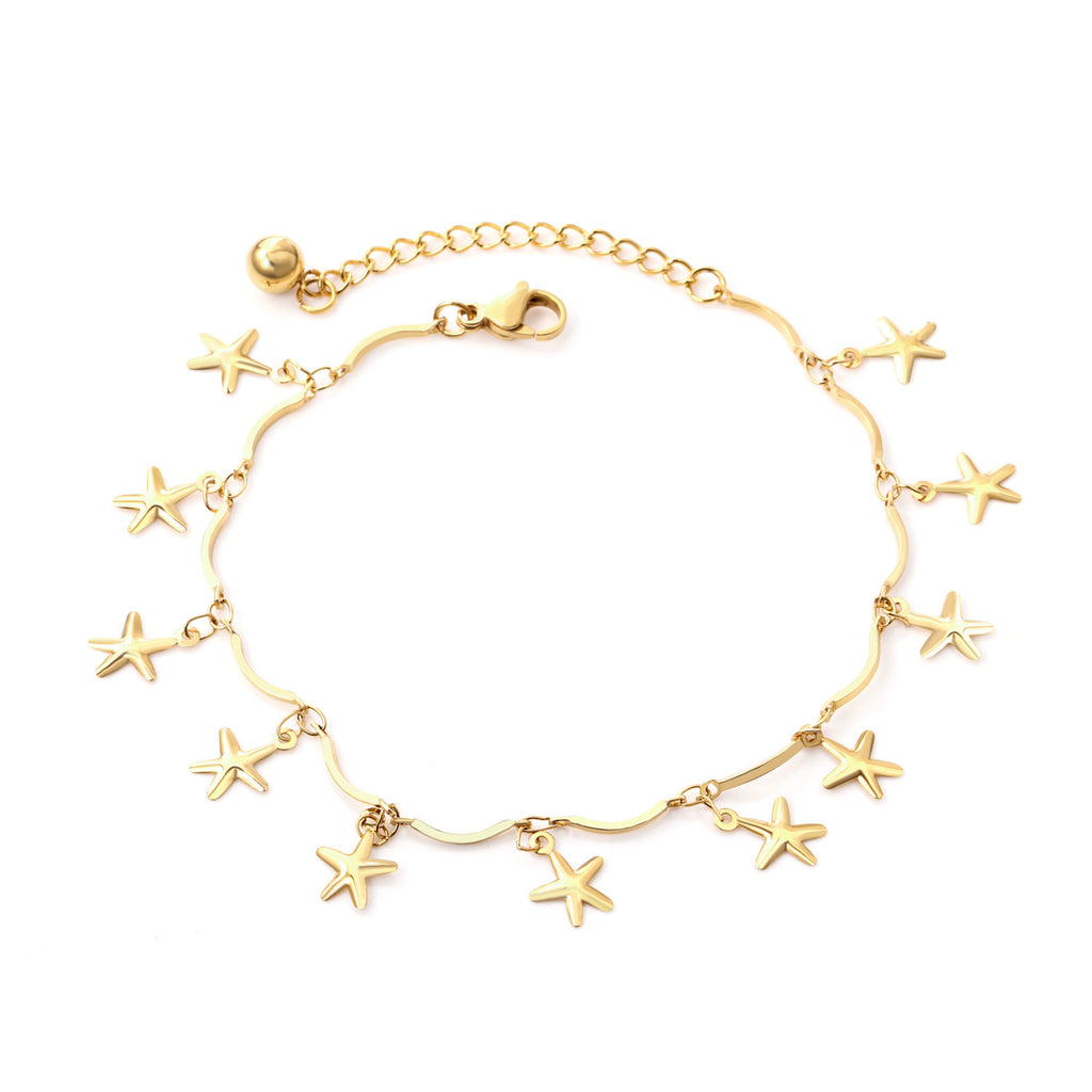 Damen Armband mit herzförmigem Design aus hochglanzpoliertem Edelstahl Shop Nory