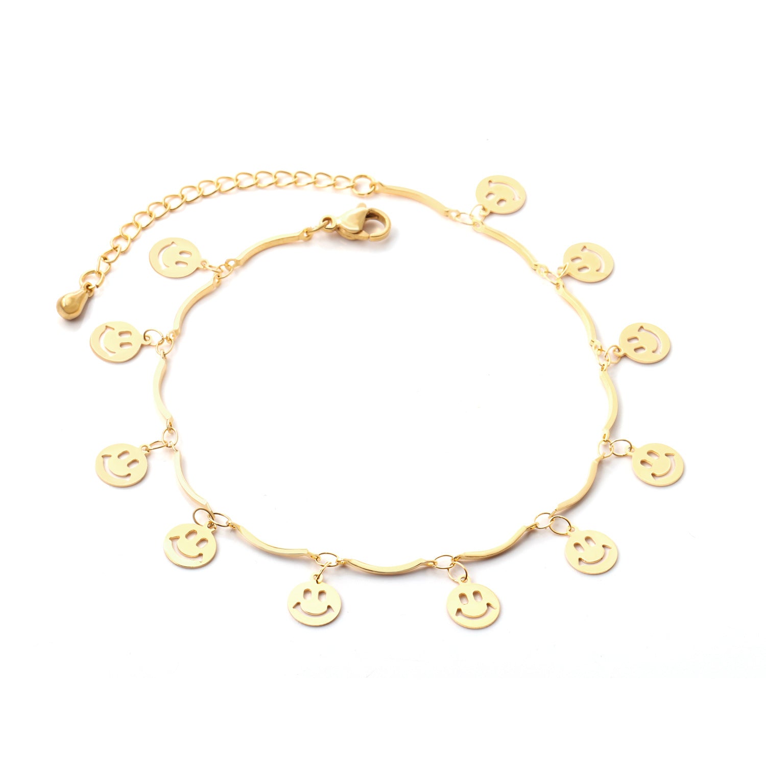 Damen Armband mit herzförmigem Design aus hochglanzpoliertem Edelstahl Shop Nory