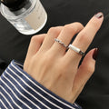 Damen Statement-Ring mit kreativem Kettendesign Shop Nory