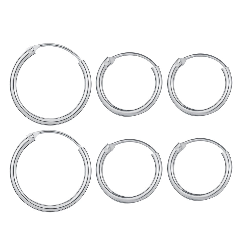 Damen Creolen aus hochwertigem Metall mit elegantem Design Shop Nory