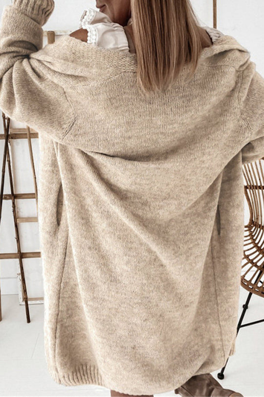 Offene Front Strickjacke
