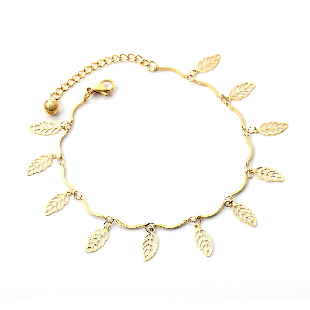 Damen Armband mit herzförmigem Design aus hochglanzpoliertem Edelstahl Shop Nory