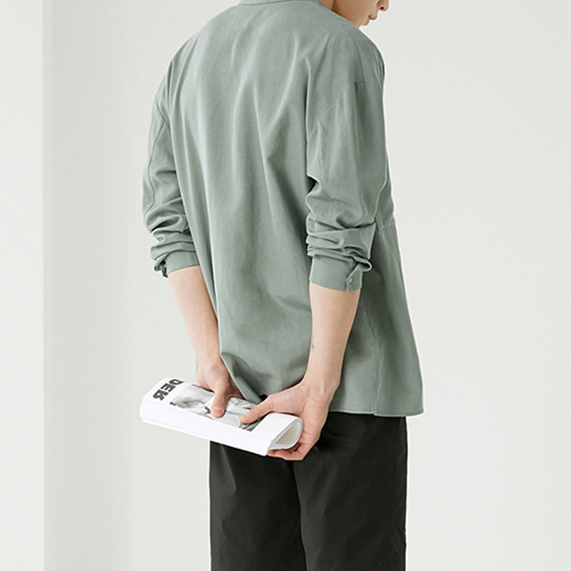 Herren Overshirt aus Baumwoll-Mix mit Brusttasche Shop Nory