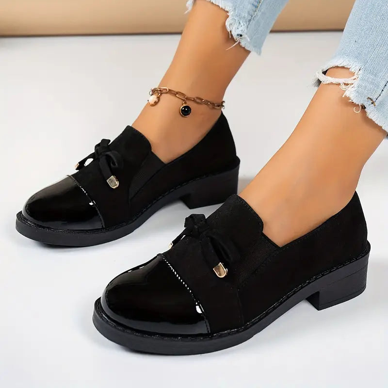 Damen Lackleder Loafers Shopnory Shopnory